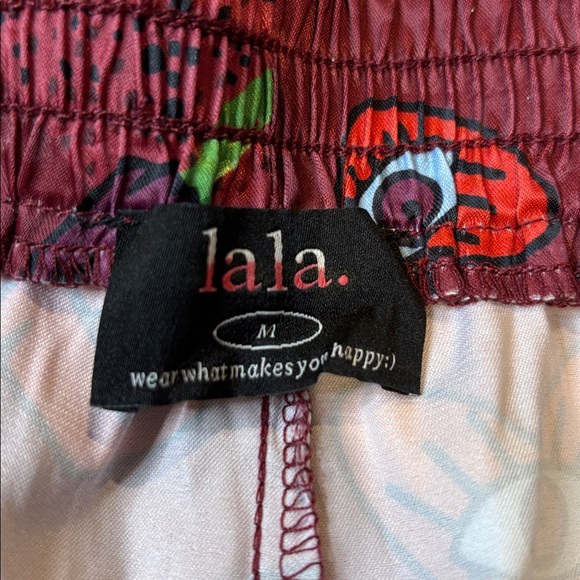 Dressed in Lala NWOT Wild Whimsey Satin Pant (pant only) - Picture 4 of 12